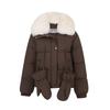 Winter new Korean version loose short cotton-padded clothes women's warm thickened hooded bread clothes cotton-padded jacket