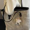 High sense fashion versatile shoulder commuter bag women's spring and summer new students class large capacity tote bag