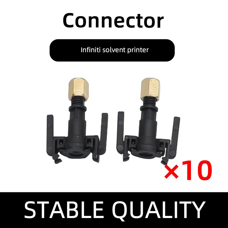 

10PCS УФ-чорнильний демпфер для Epson DX5 TX800 для Mimaki JV33 JV5 Dumper із роз’ємом, мідною гайкою, сумісний із розчинником DX5, демпфер чорнила