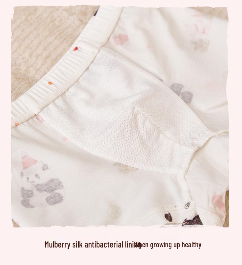 An Dan Christmas Limited Edition Antibacterial Cotton Boxer Briefs for Boys and Girls - 2-Pack