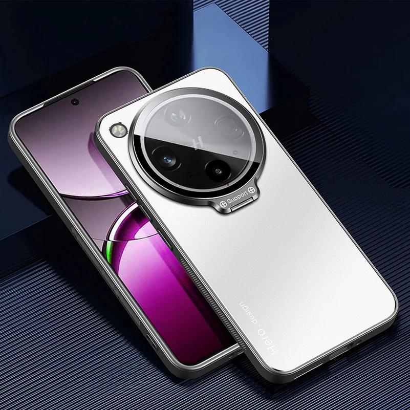 

Для Find X8 Ultra Case металлический держатель объектива камеры чехол для OPPO Find X8ultra X8S Plus X8S+ X8Pro противоударный матовый чехол с подставкой For Find X8 Ultra белый