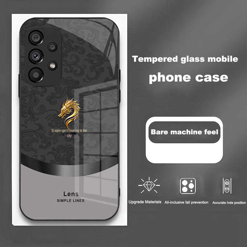 

Samsung S8 Dragon Qi Chongtian S22 Full Cover Glass с дизайном в китайском стиле для защиты от падений на S10 и S8 Samsung S20