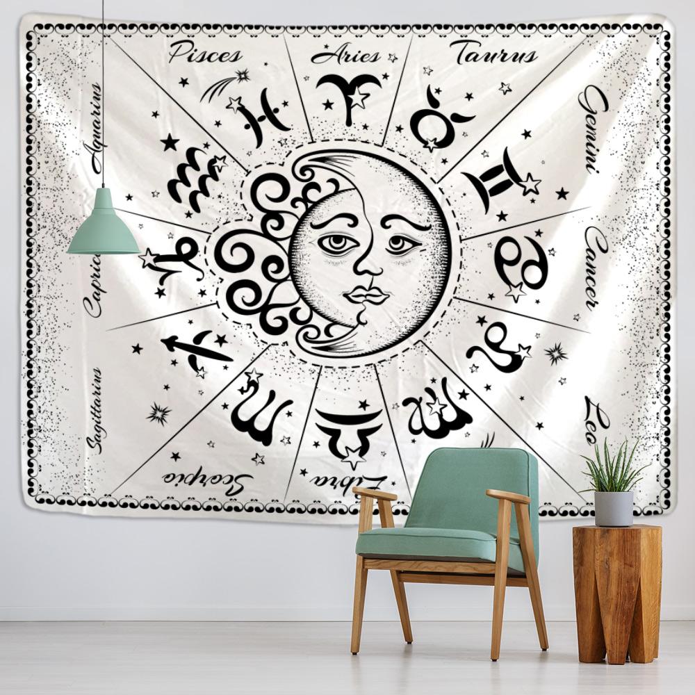 Tarot Card Tapestry Wall Hanging Astrology Divination Bedspread Beach Matwitchcraft Mandalay Hippie Mandalas Brujeria