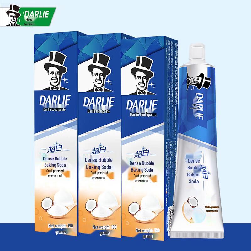 Hawley Fluoride Whitening Toothpaste with Baking Soda (3-Pack)