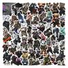 50 New Tactical Teddy Graffiti Stickers Decorate Suitcase Notebook Guitar Cartoon Stickers