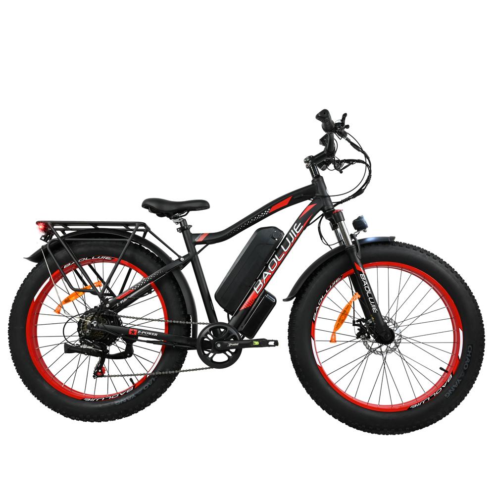 BAOLUJIE DP-2619 Speichenrad Erwachsenen Elektrofahrrad 750W Motor 48V13AH Batterie 26*4 Zoll Fat Tire E-Bike Mountain Offroad Elektrofahrrad