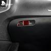 Real Soft Carbon Fiber Interior Trim for Dodge Charger 2010 2011 2012 2013 2014 Car Copilot Storage Box Handle Key Hole Sticker