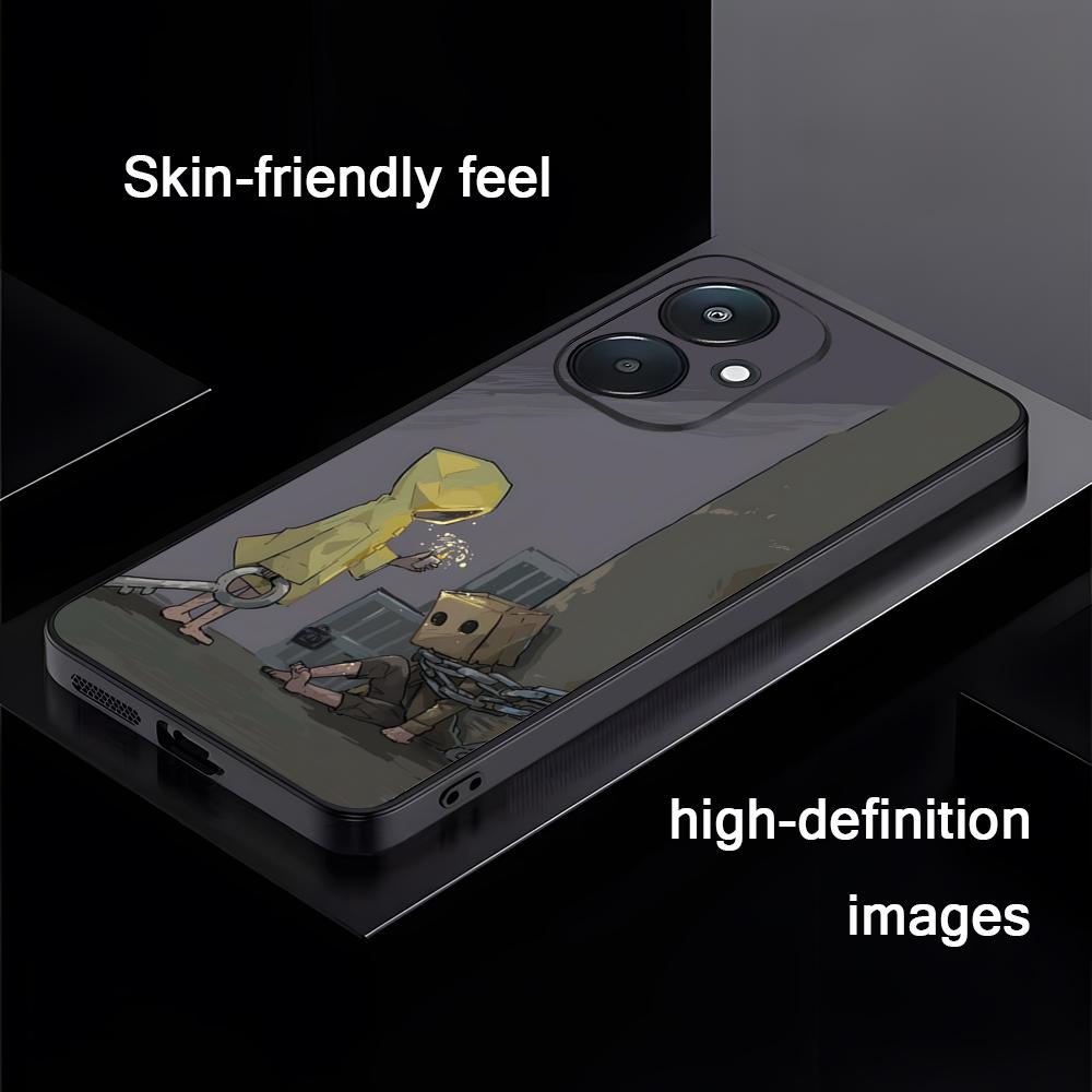 

Little Nightmares Game Popular Phone Case For Xiaomi Redmi 14C 13C 12C Note14 13 12 11 10 Pro Plus S Soft Black Phone Cover Redmi Note 12Pro5G