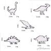 Pin Badge Pixel Art Enamel Jurassic [ALOHAMONI] Brooch, Dinosaur, Pin, (Triceratops)