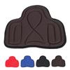 Saddle Pad PU Leather Close Fit Shock Absorbing Thickened Breathable Western Saddle Pad for Equestri