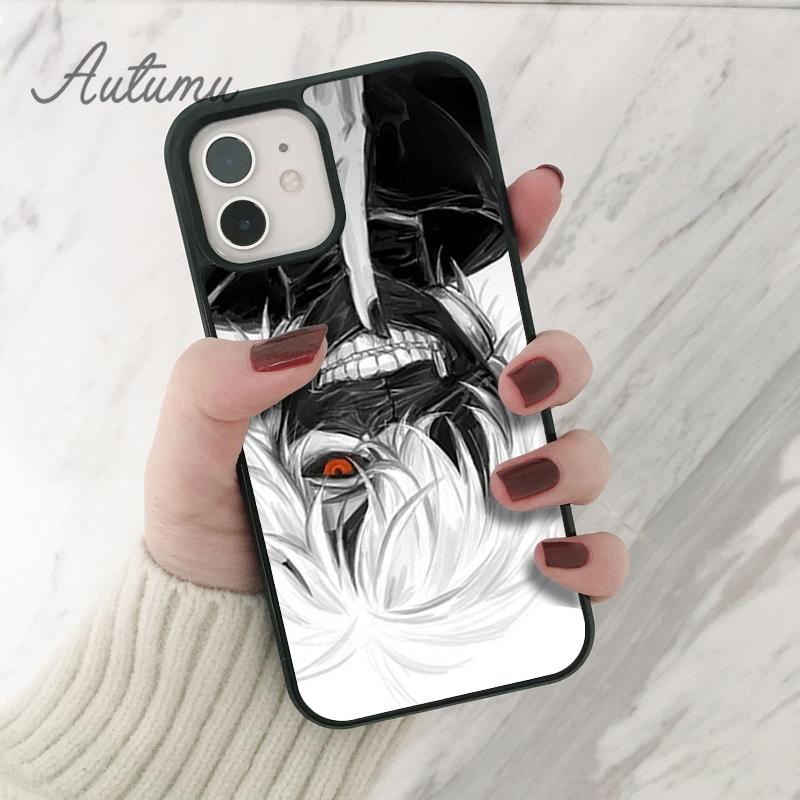 Japenese Anime Tokyo Ghoul Phone Case for iPhone 11 12 13 14 Pro Max Mini XR XS SE 2020 6S 7 8 Plus Samsung Galaxy S21 S22 Cover