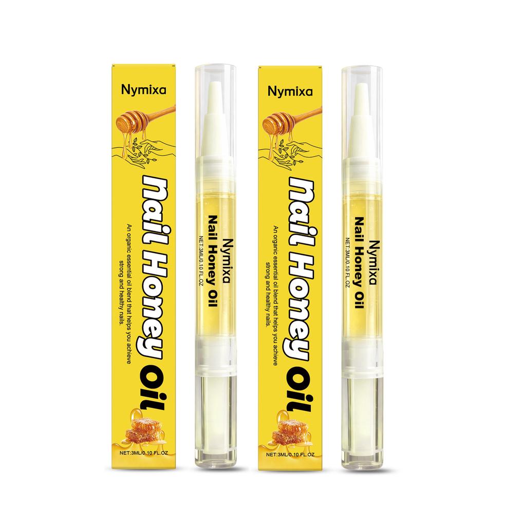 Penna Olio Miele per Unghie per Bellezza Salute Olio per Bordi Olio Vegetale Nutriente per Manicure Unghie Dita Strumenti per la Cura Trattamenti Unghie Dita