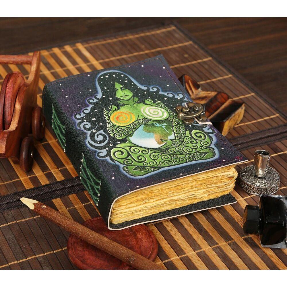 Mutter der Erde Tagebuch, Baum des Lebens Vintage Leder Tagebuch, Notizbuch, Wicca