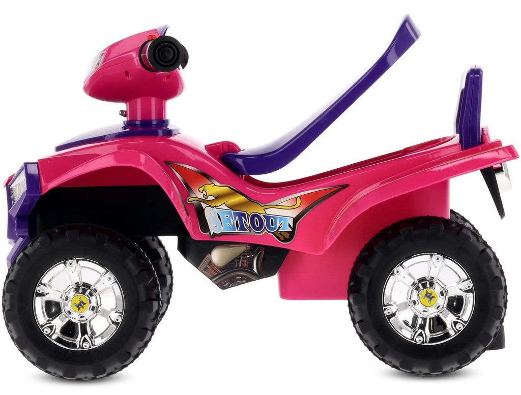 Ride-on Toy for a Child's First Birthday Purple Pink Quad