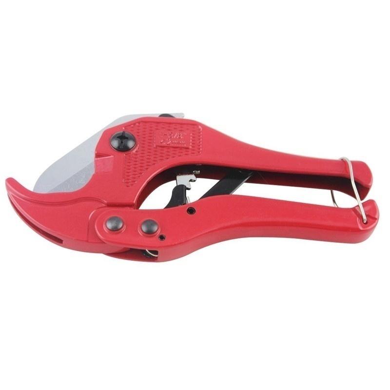 42mm Knife Cut Ratchet Plumbing Pipe Plastic Tubing Hose Cutter PVC Water Tube Tool