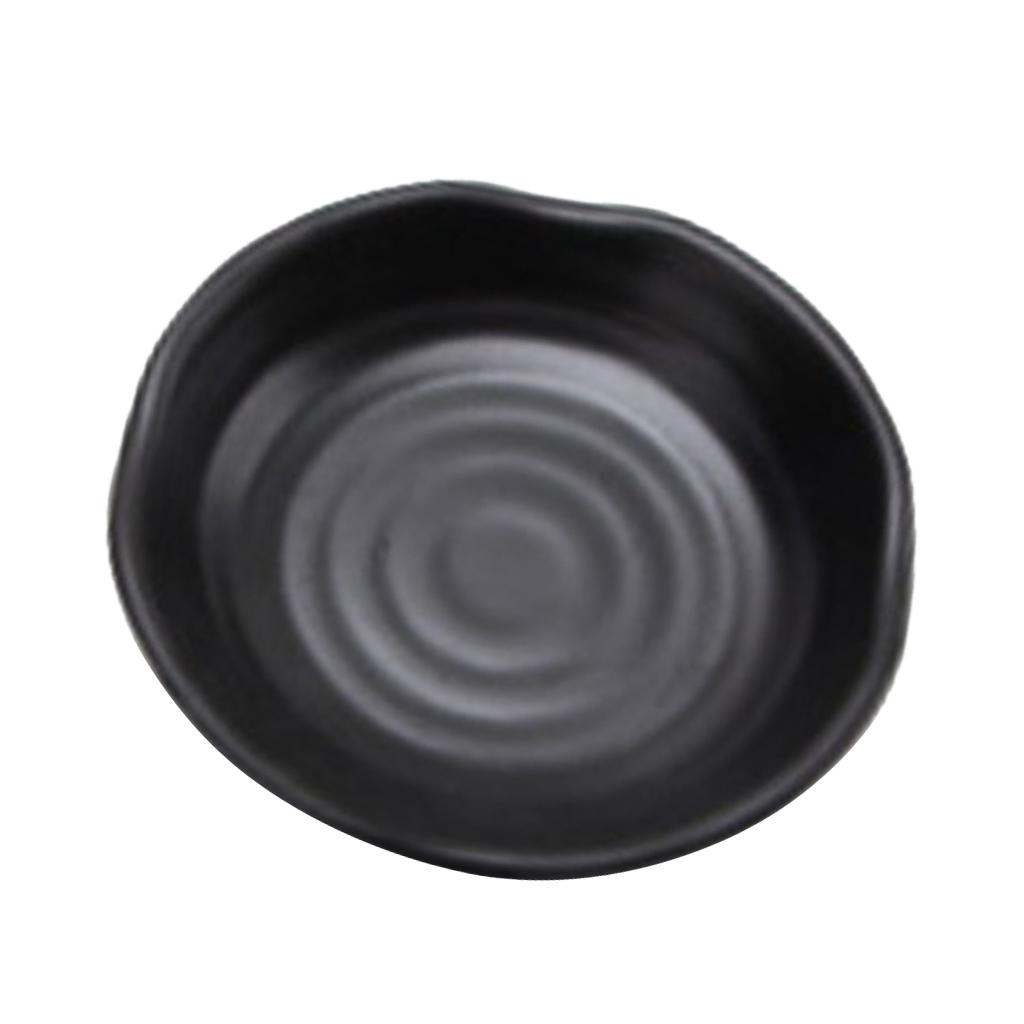 1 Pièce Petit Bol à Sauce Dip Support Assiette à Snack Plateau de Service Alimentaire Plat pour Assaisonnement Sushi Moutarde Vaisselle Fourniture Sauce Dip