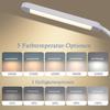 Lampe de table LED - NETTLIFE - À pince - Dimmable 5 niveaux - 3000K blanc chaud - 11W