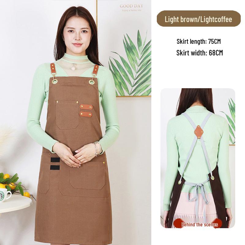 Waterproof Oil-Proof Apron for Kitchen, Dining, Restaurant, Gardening, or Work with Custom Logo Option