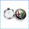 Für Alfa Romeo 147 159 156 Giulietta Giulia Mito Spider Alpha NKopfstütze 4 Stück 60MM Auto Radnabenkappe Auto Zubehör