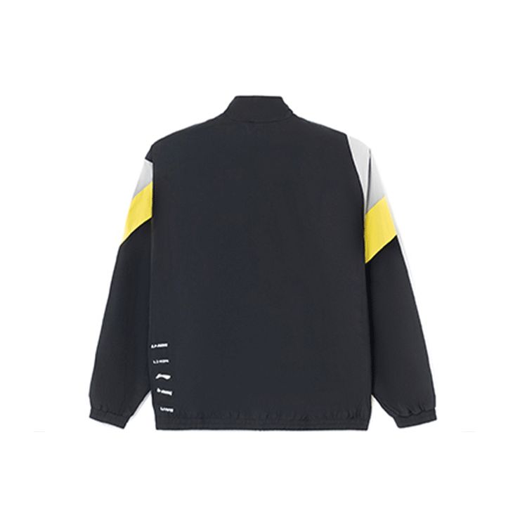 Li Ning Sports Lifestyle Series Casual Long Sleeve Loose Jacket Unisex Jacket Black AJDR486-1
