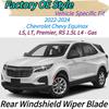 Rear Wiper Blade for Chevrolet Chevy Equinox 2022 2023 2024 | Exact Fit LS LT Premier RS Models | OEM Replacement Rear Back Windshield Wiper Blade