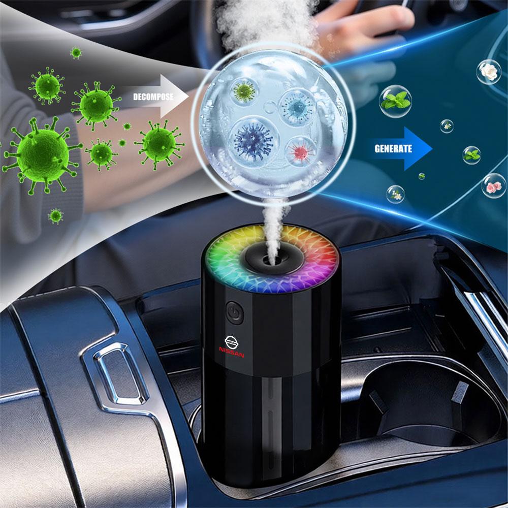 AUK2  Car Mounted Perfume Aromatherapy Automatic Spray Air Diffuser Fragrance Valve Cap For Nissan Nismo Qashqai J10 Pulsar GTR Altima