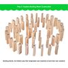 54PCS Wooden Stack High Game Blocks Toy Classic Balance Brain Game Toy Intelligence Educational Toys for Kids Children Boy Gift