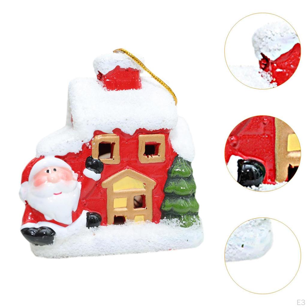Xmas House Ornament Christmas Hanging Decoration Decor for Home Office Restaurant Farmhouse