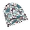 2D Flat Printing Teal Fashion Abstract Pattern Seamless Repeat Adult Fashion Beanie That Transitions Effortlessly from Morning Commutes To Evening Wal