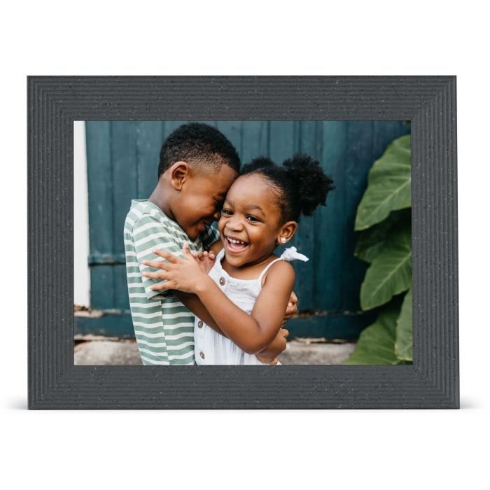 Cadre photo numérique Aura Noir Mason Luxe 9.7'