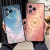 Funda Phone Cover Case for Honor X9a 70 90 X6 X7 X5b Magic5Lite 8X 200 400 Lite X8 Simple Butterfly Pattern