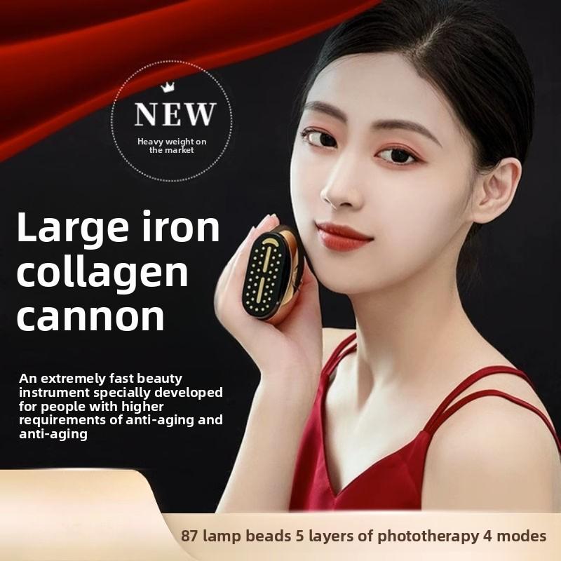 Big Iron Collagen Cannon Pro Gold Dot Matrix Lift Firming Facial Ultrasonic Photon Anti-Aging