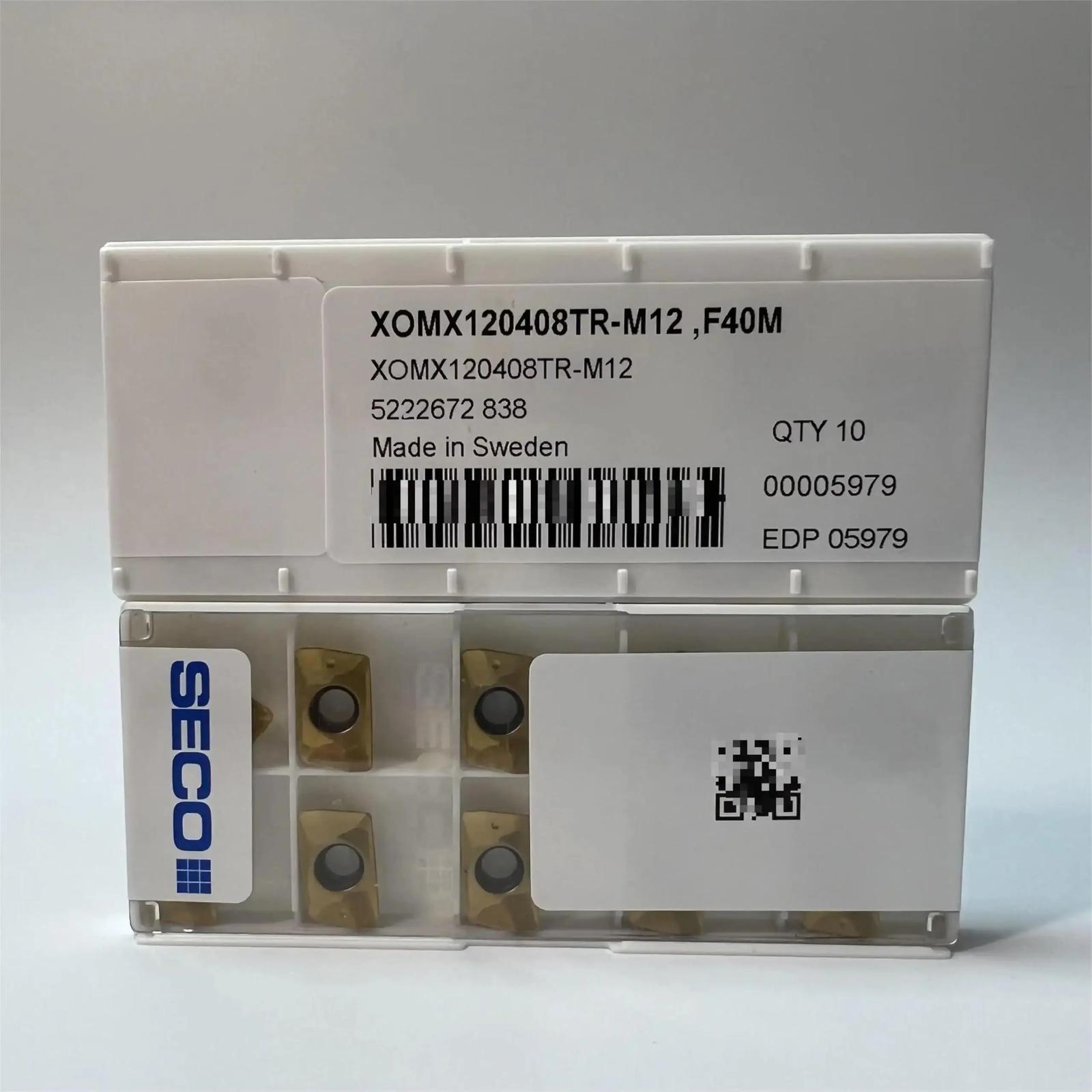 

SECO / XOMX120408TR-M12,F40M /Original genuine CNC alloy blade 10 PCS