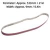10pcs 533 X 9mm Aluminium Oxide Sandpaper Aluminum Oxide Belt Sander Strap  Woodworking