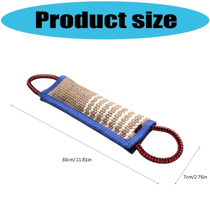 Heavy Type Jutes Chewing Stick For Large Breeds Dogs Tear Resistant Dog Toy Cleaning Texture Outdoor Training Essential