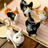 Lovely Pet Cats Key Chain with Bell Keychain Dogs Rabbits KeyRings Bag Pendant