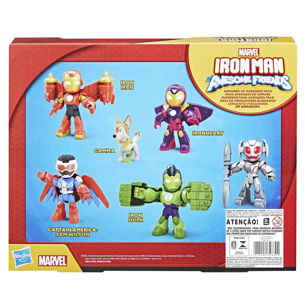 Iron Man en Zijn Geweldige Vrienden Marvel Avengers Pak Actiefiguur Set Vol Met Pantser