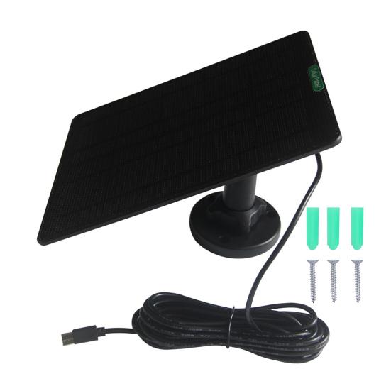 Solar Panel 5V/1000mA Output Short-Circuit Protection Waterproof Easy to Install