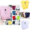 Camisetas de cuello redondo con estampado de abejas para mujer, confeccionadas con suave tejido de algodón para mayor comodidad