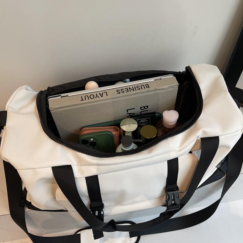 Velkokapacitní sportovní fitness taška, cestovní taška na zavazadla, suchá a mokrá samostatná crossbody taška, oddělené tašky na boty