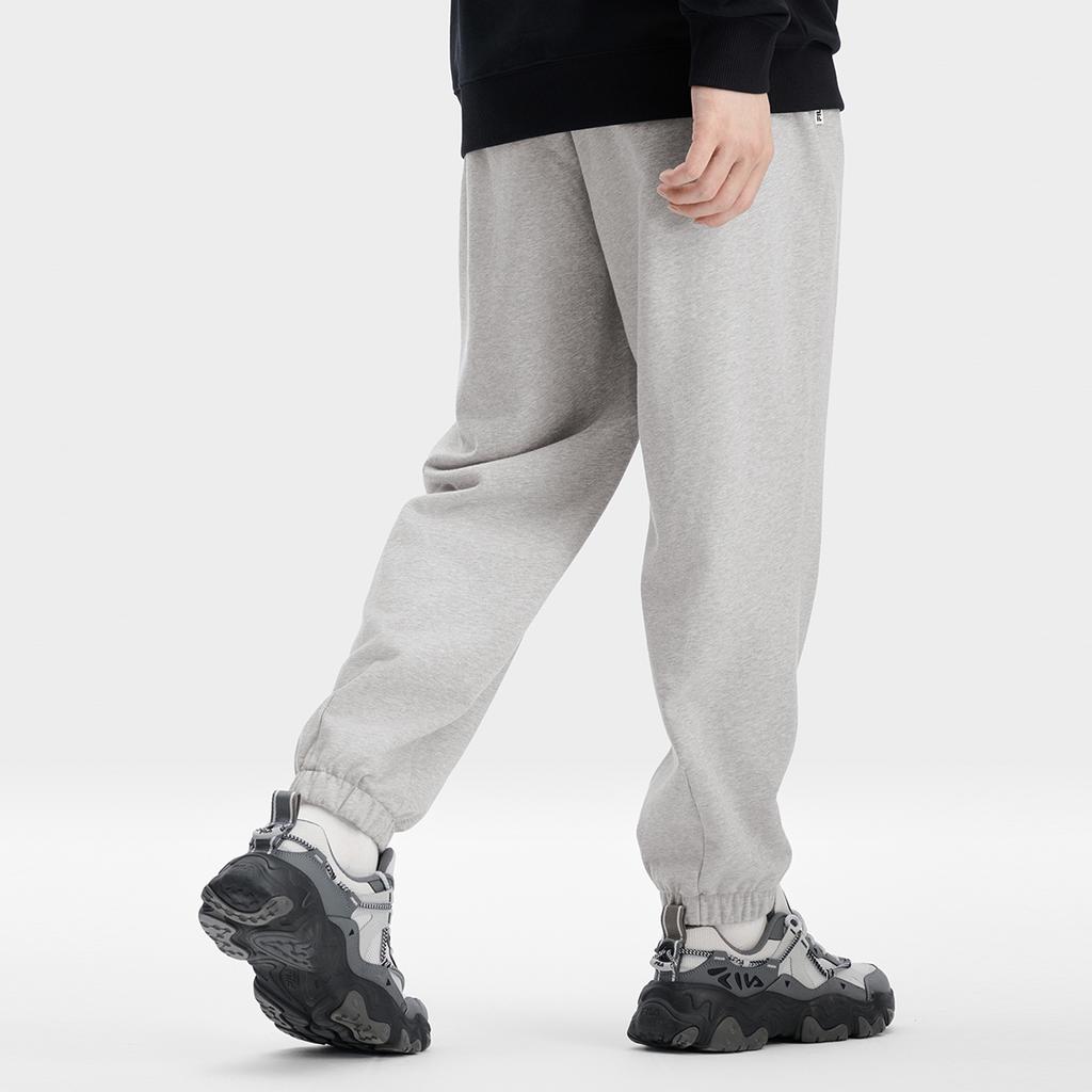 New FILA Knitted Sports Pants Men's Mist Heather Gray F11M439605FMG