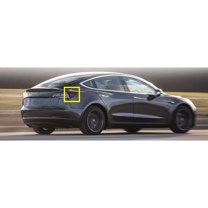 PP Plastic Car Rear Right Tail Light Panel Mount Reflector Cover Fit for Tesla Model 3 Y 2017 2018   1100781-99-D