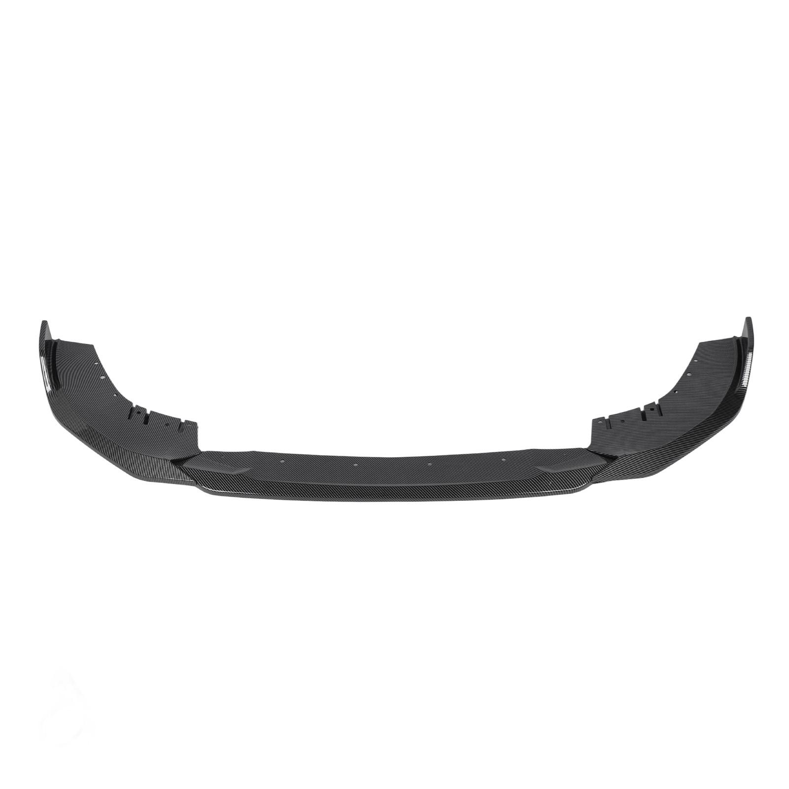 

3PCS Front Bumper Lip Spoiler Scratch Resistant Sporty Bumper Lip Chin Splitter Diffuser For 2