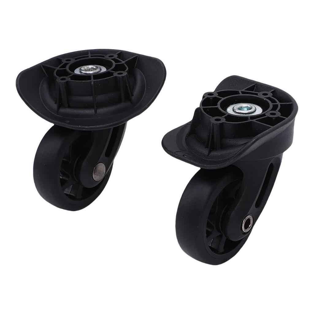 1 Pair Luggage Suitcase Wheels ABS Silent Suitcase Repairing Universal Casters Luggage Accessories for Replacement