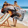 Horseman of Hell Print Beach Towel, Large Soft Quick Dry Towel for Beach Camping Swimming