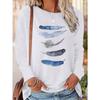 Women's T-shirt Slim Women T-shirt Long-sleeved for Female Thin White Tops Woman Tees Shirt