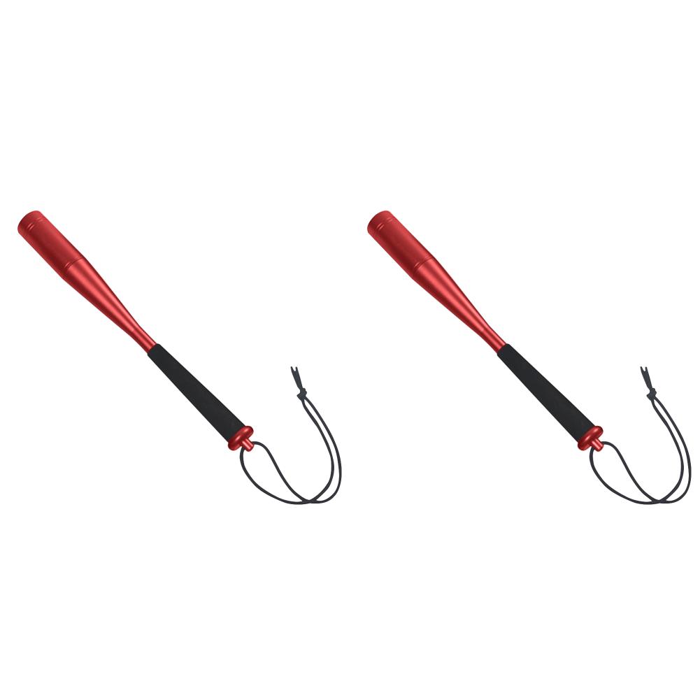 2/1PC Fish Hammer with EVA Handle Fishing Bat 24.7cm Fly Fishing Priest Fish Whacker Fish Bat Aluminum Alloy Fishing Accessories