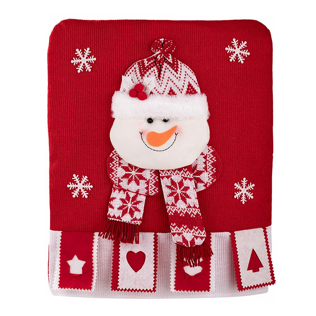 Chair Back Cover Xmas Dining Chair Cover Dinner Chair Seat Cover for Christmas Holiday Festival Decor