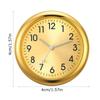 1PC Mini Quartz Clock for Car Glow-in-the-Dark Small Analog Dashboard Watch Stick-On Design Glowing Car Dashboard Clock