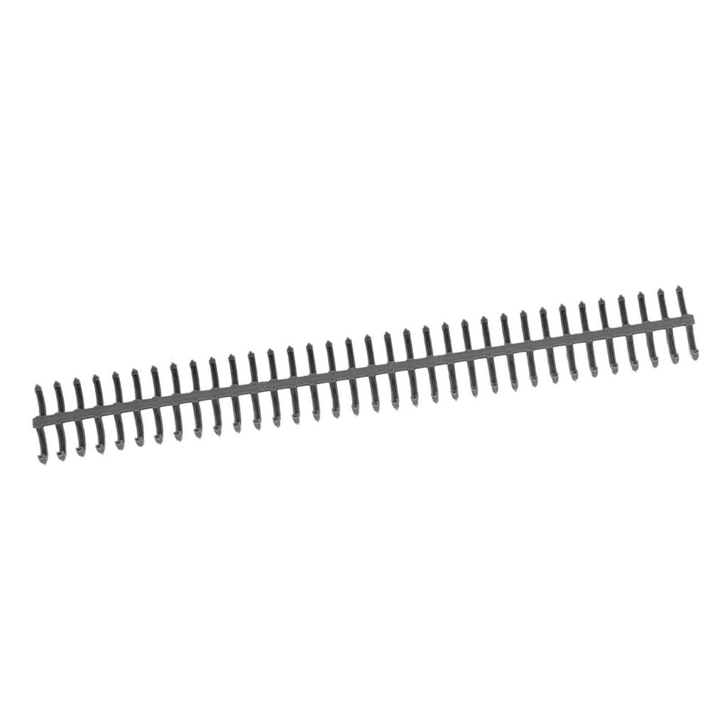 10Pcs Binding Coils 34 Holes Polypropylene Wear Resistant Binding Spines for Stationery Black